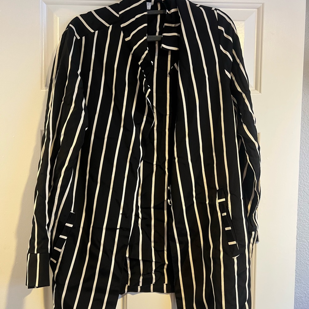 Flynn Skye Monochrome Striped Jacket
